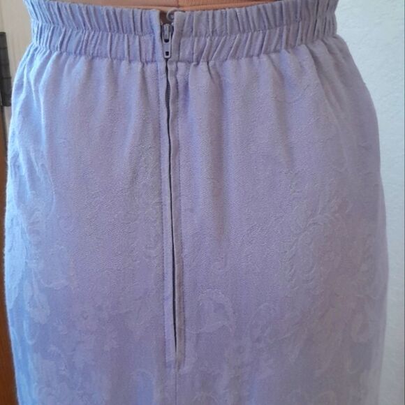 Vtg. Karin Stevens Button up Emboridery with floral print Top Skirtset - Picture 12 of 17